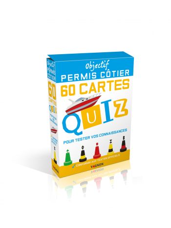 Objectif permis côtier - 60 cartes quiz pour tester vos connaissances